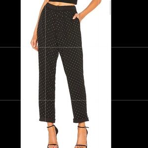 LPA black lacole pant with crystal